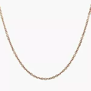 18ct rose gold 45cm chain