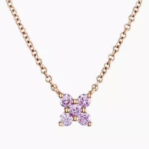 18ct rose gold Australian Argyle Pink Diamond Necklace