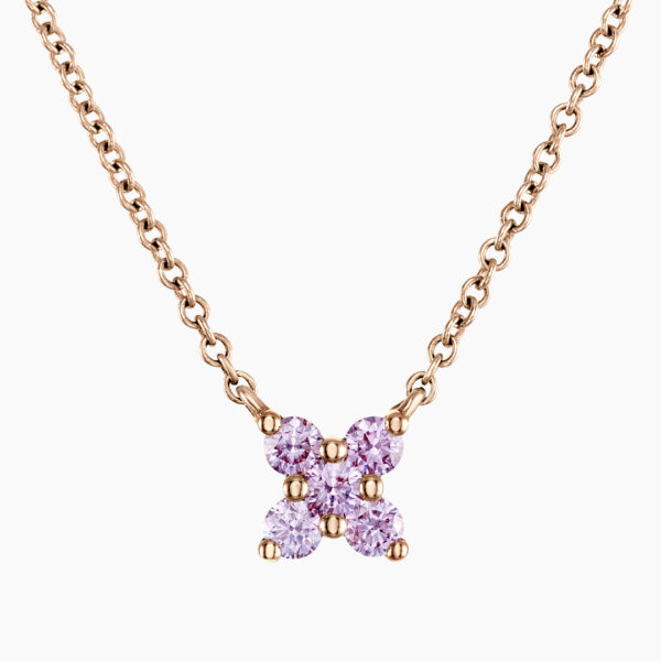 18ct rose gold Argyle Pink Diamond Necklace