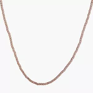 18ct rose gold fancy link 50cm chain