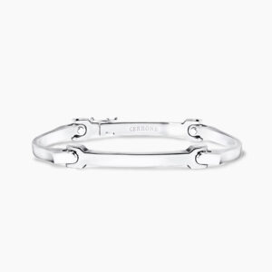 Silver Dog Bone 'Sensi' Mens Bracelet