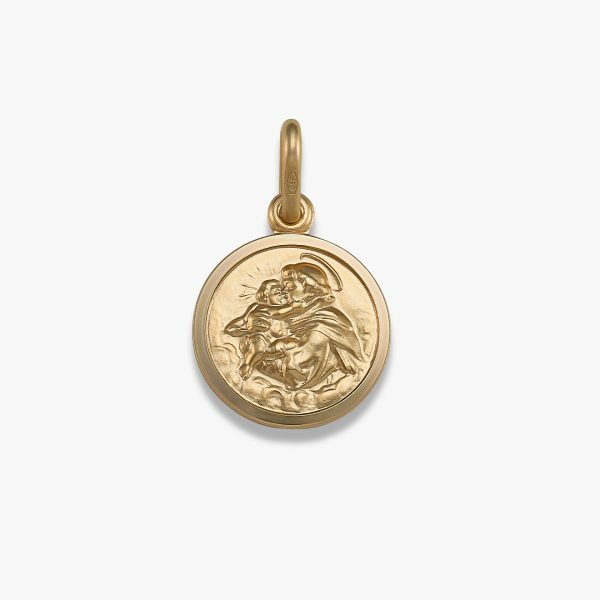 18ct yellow gold "St. Antonio" medal