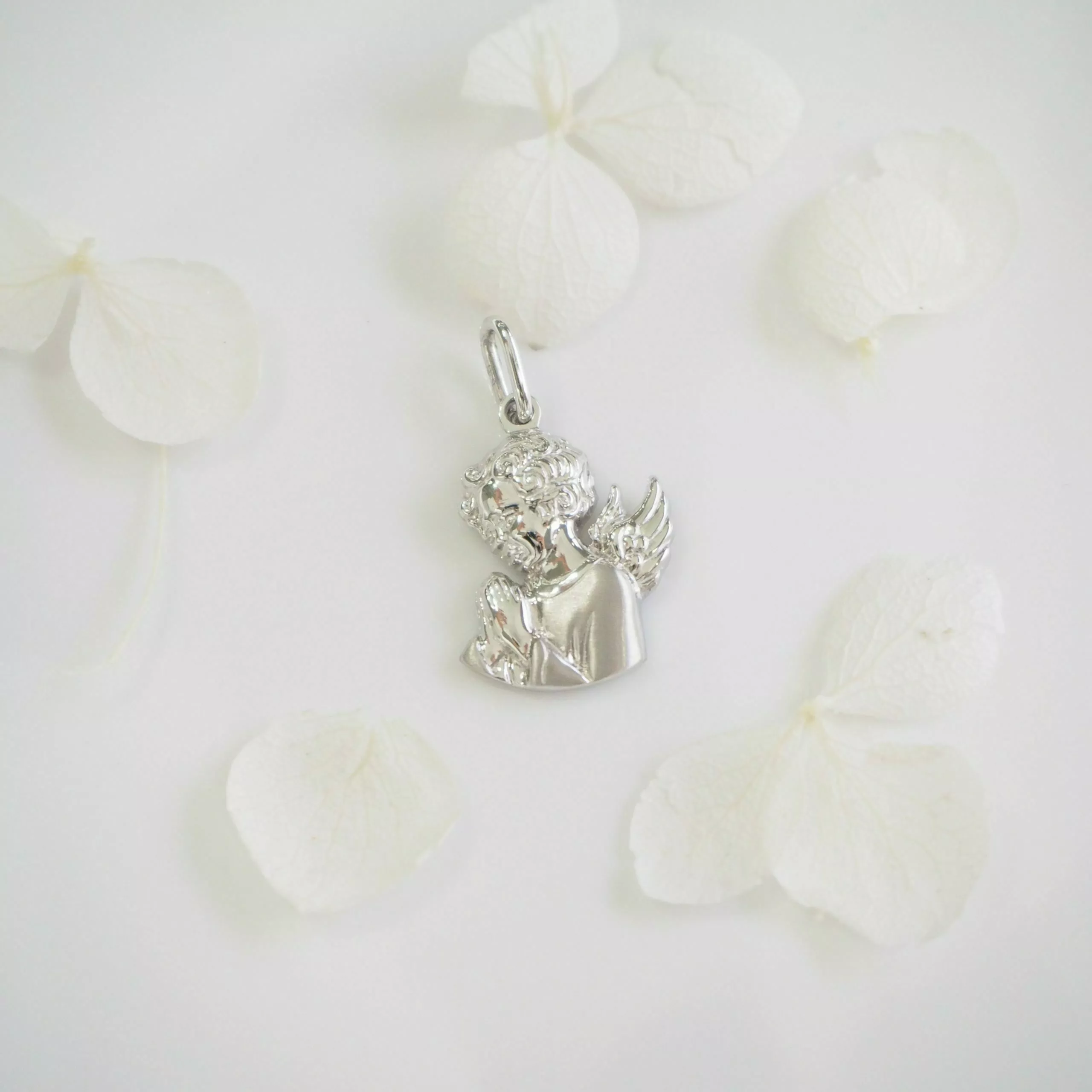 Gold shop angel charm