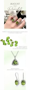 August Birthstone - Month of Peridot