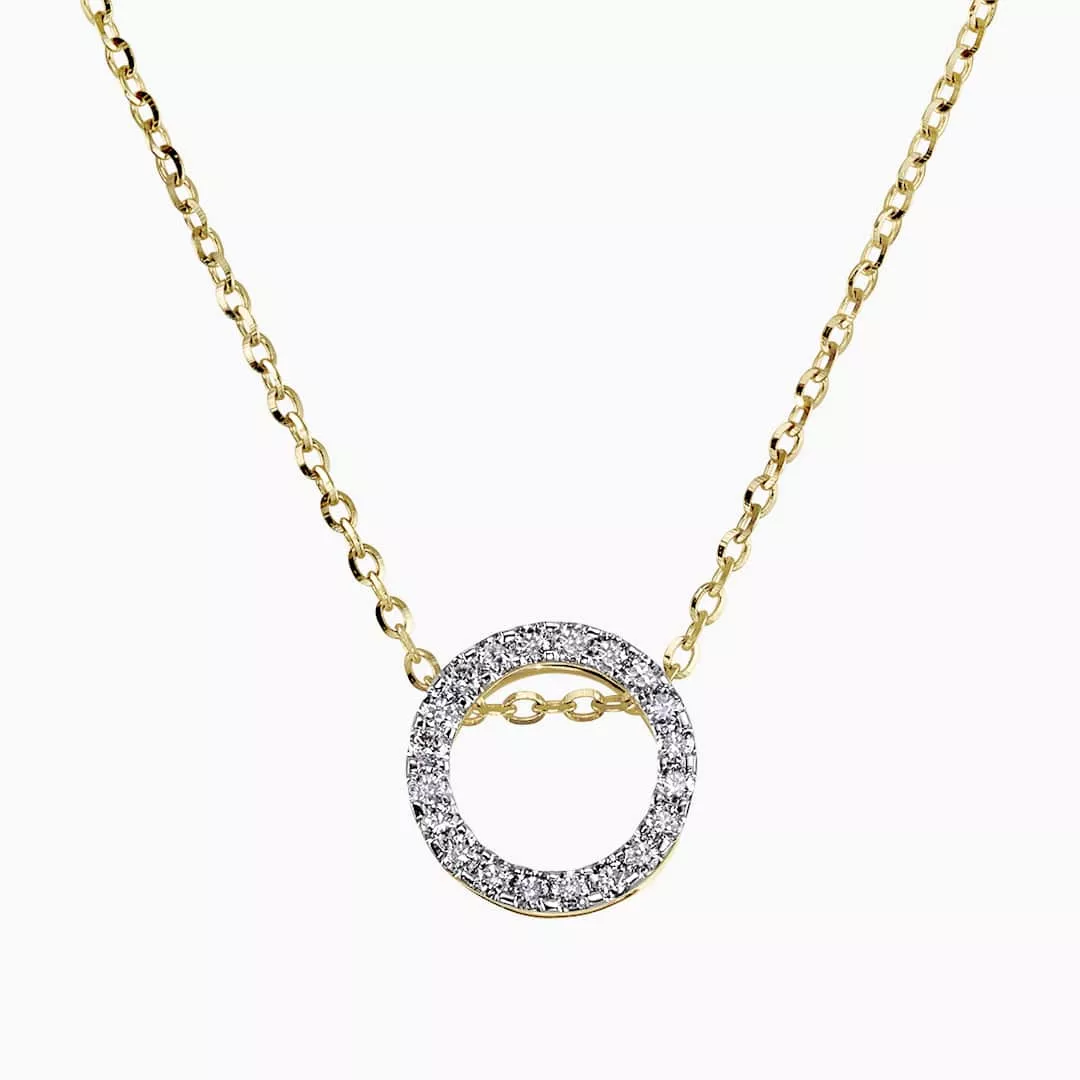 Small clearance circle necklace
