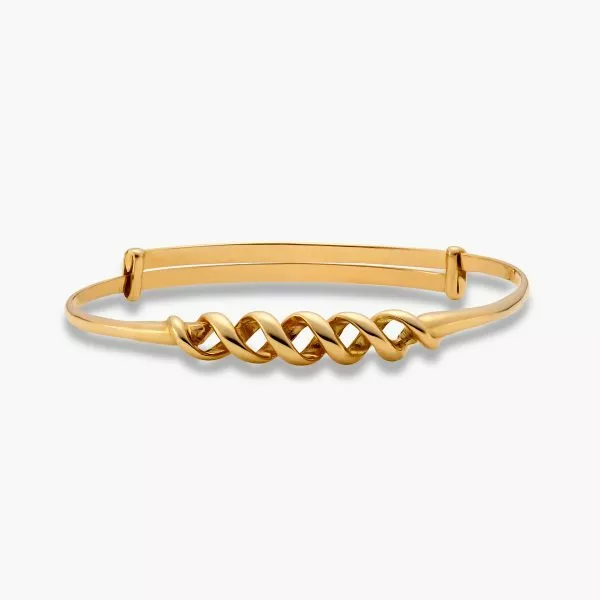 9ct Yellow gold baby bangle