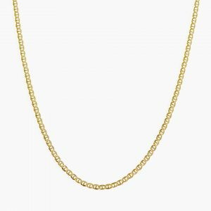 18ct yellow gold 50cm fancy link chain