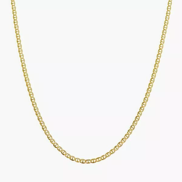 18ct yellow gold 50cm fancy link chain