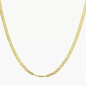 18ct yellow gold 50cm fancy link chain