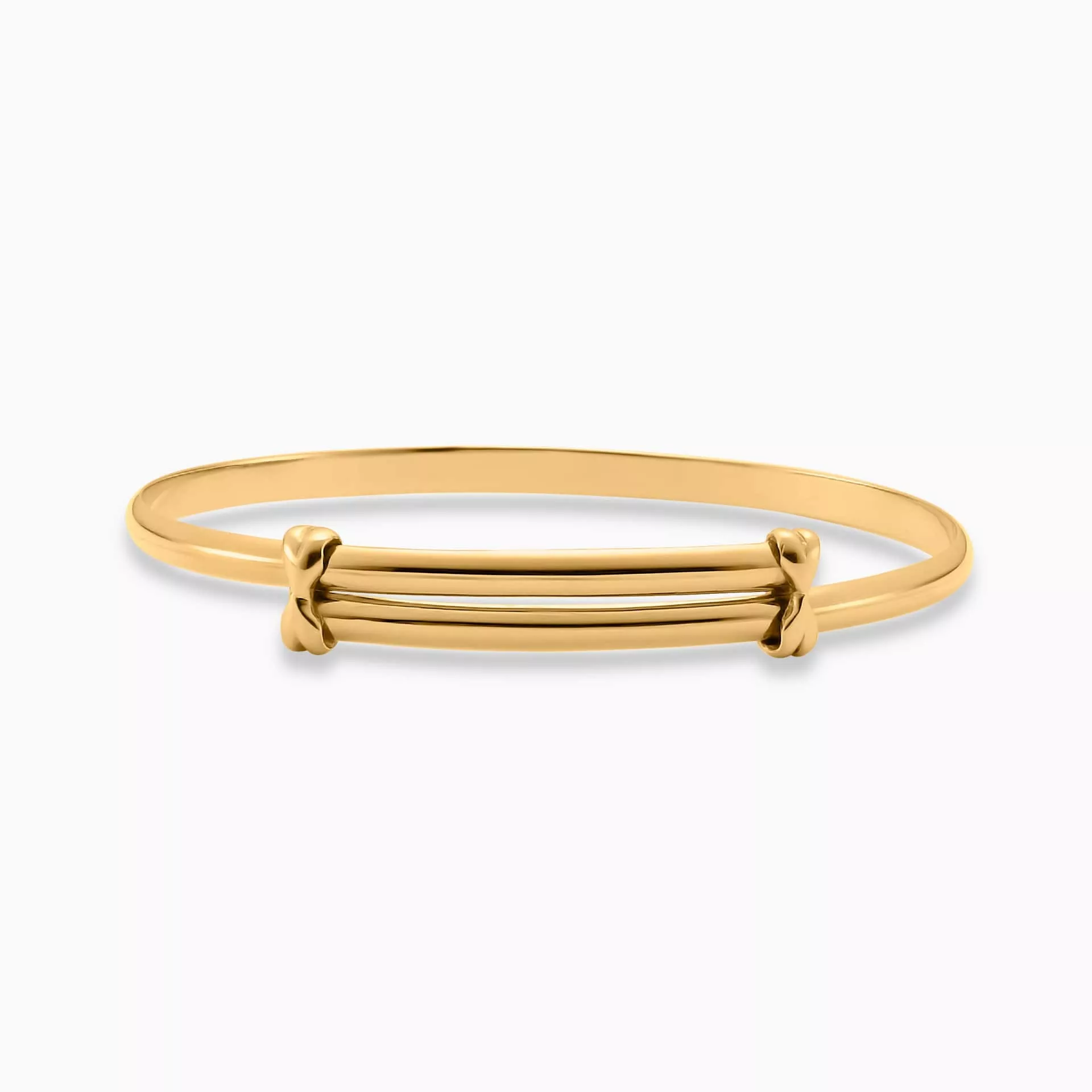 Quality Gold Sterling Silver Polished Flexible Baby Bangle Bracelet  Walsh  Jewelers