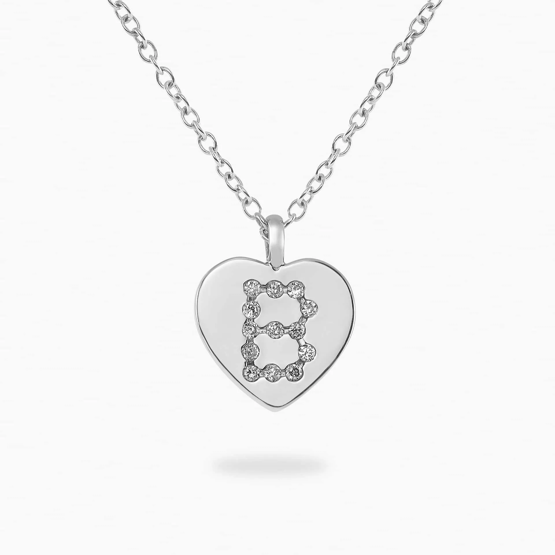 Diamond B-Lovee Heart Chain