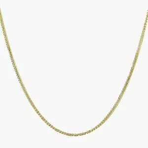 18ct yellow gold 50cm fine wheat chain with spring ring clasp