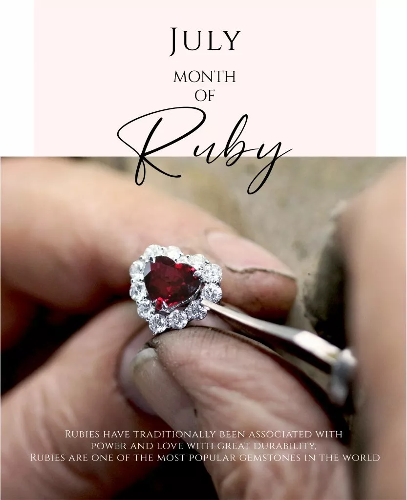 July - month of ruby