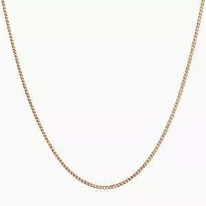 18ct rose gold 43cm chain