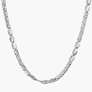 18ct white gold 50cm chain