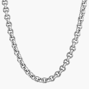 18ct white gold 42cm chain