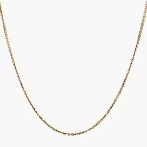 18ct rose gold 45cm chain