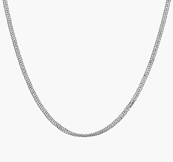 18ct white gold 45cm chain