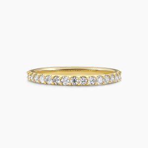 18ct yellow gold round brilliant cut diamond ring