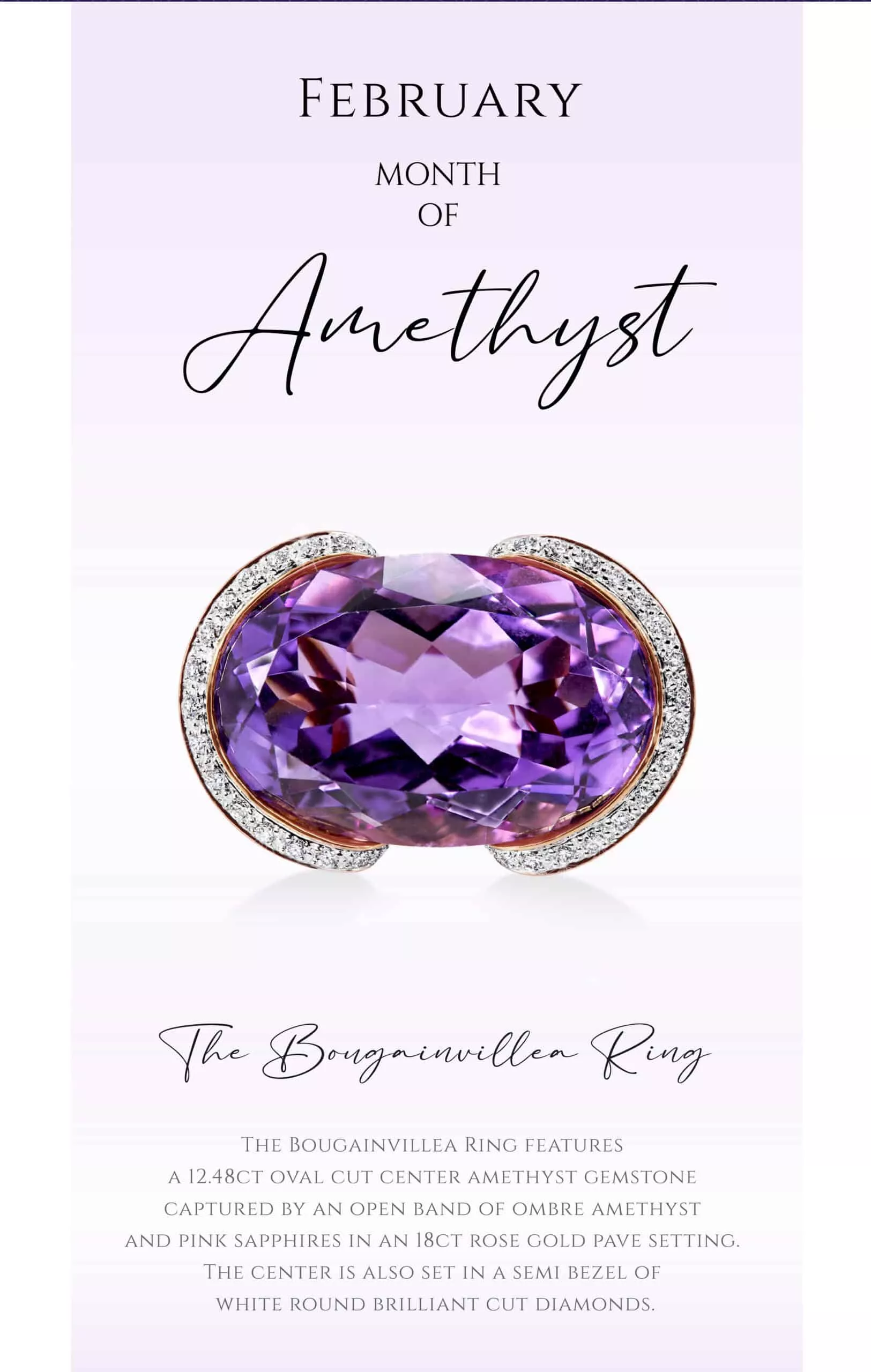 FEBRUARY - MONTH OF AMETHYST