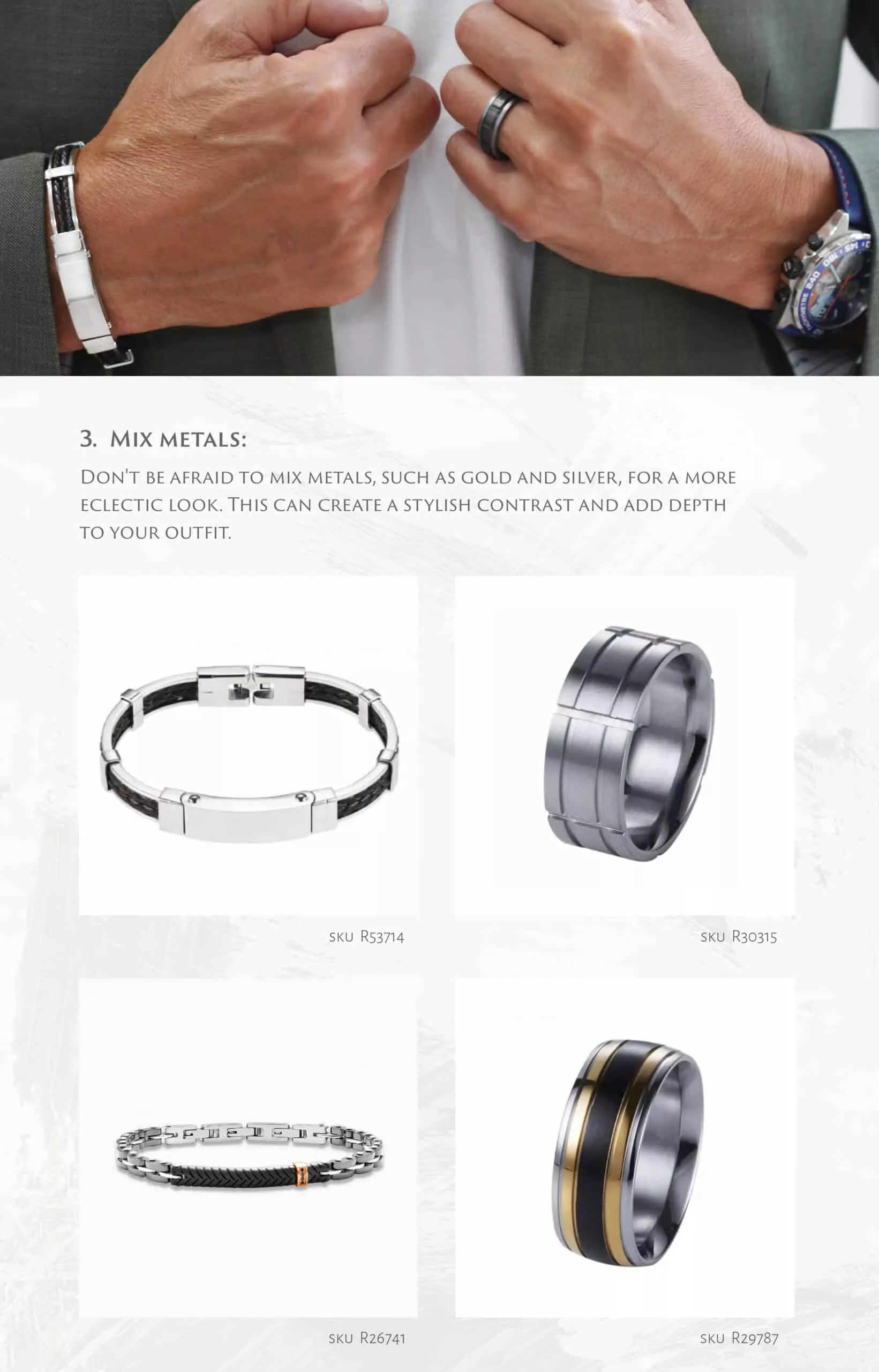 Mix & Match Men's Jewellery