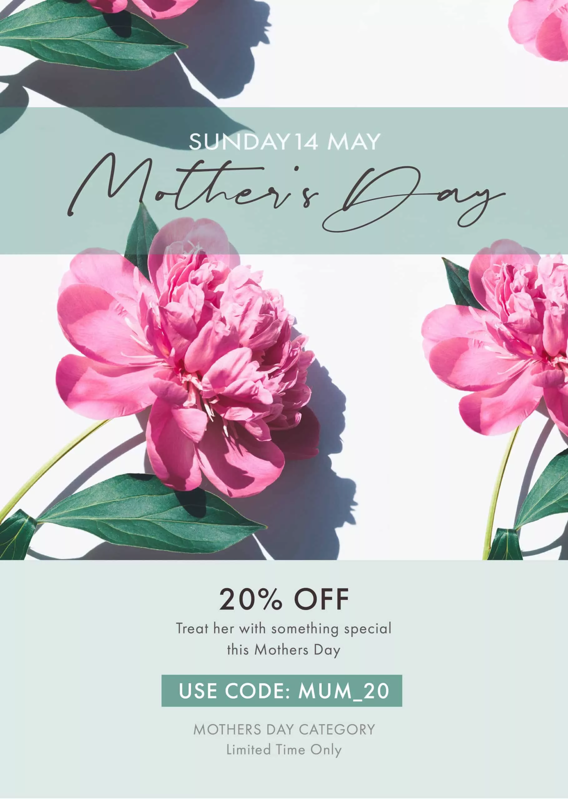 MOTHERS DAY ONLINE SALE