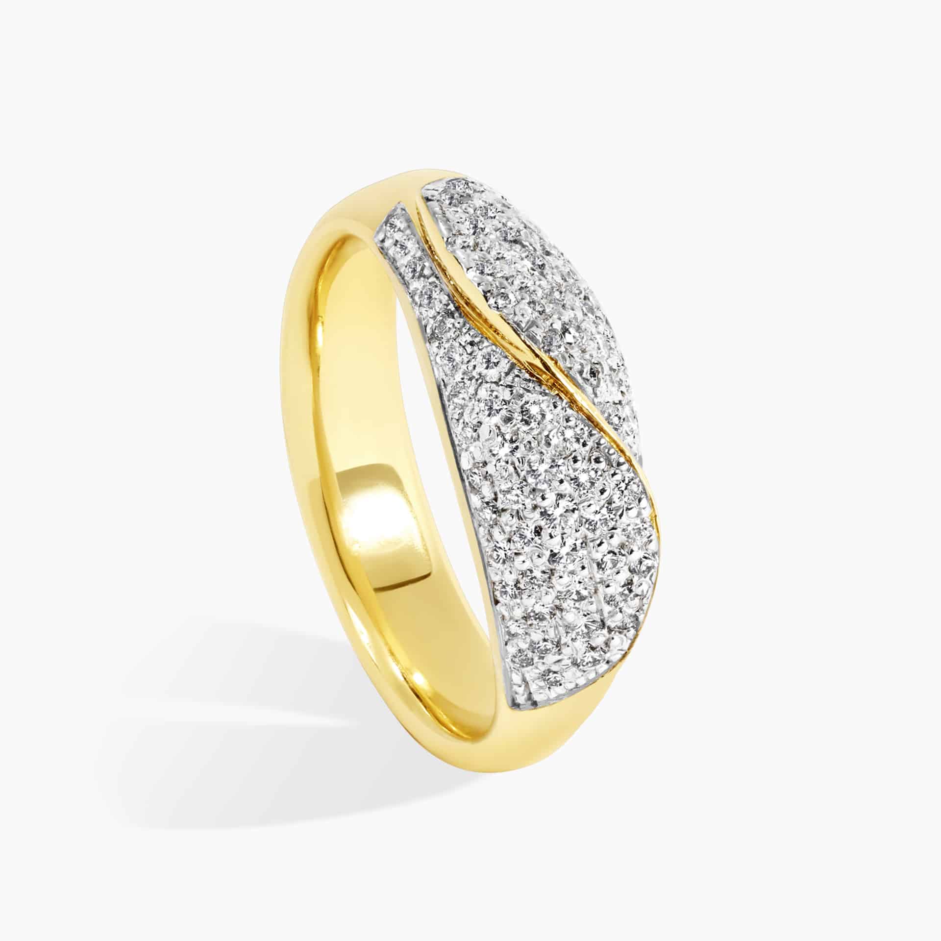 18ct yellow gold diamond ring | Cerrone Jewellers