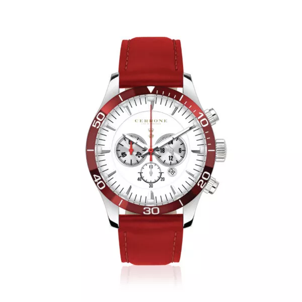 Cerrone 50th Anniversary chronograph 'Rosso' watch