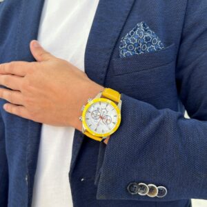 Cerrone 50th Anniversary chronograph 'Giallo' watch