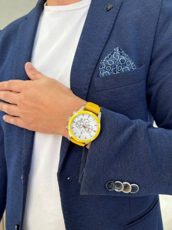 Cerrone 50th Anniversary chronograph 'Giallo' watch - Image 3