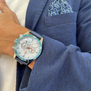Cerrone 50th Anniversary chronograph 'blu' watch