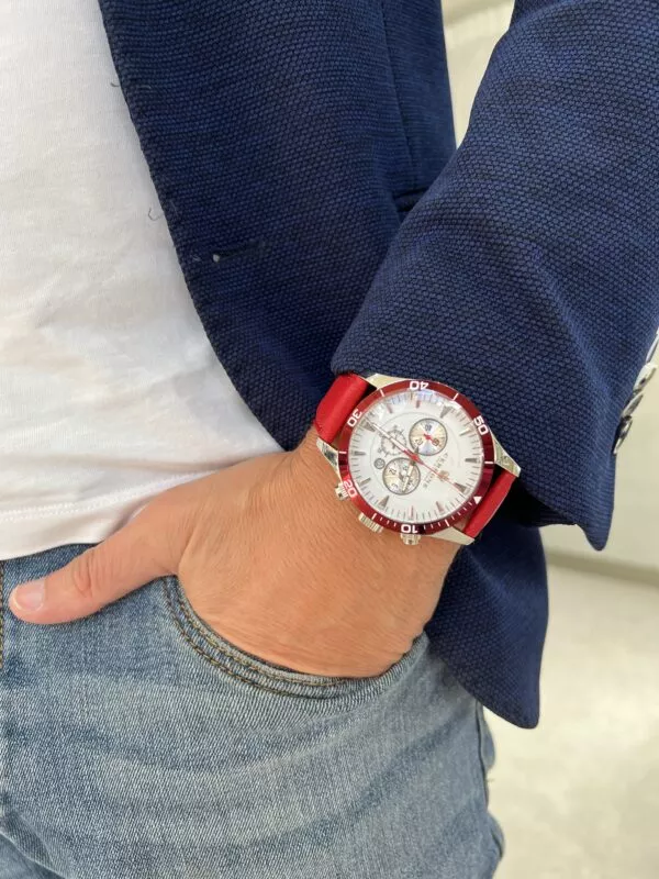 Cerrone 50th Anniversary chronograph 'Rosso' watch - Image 4