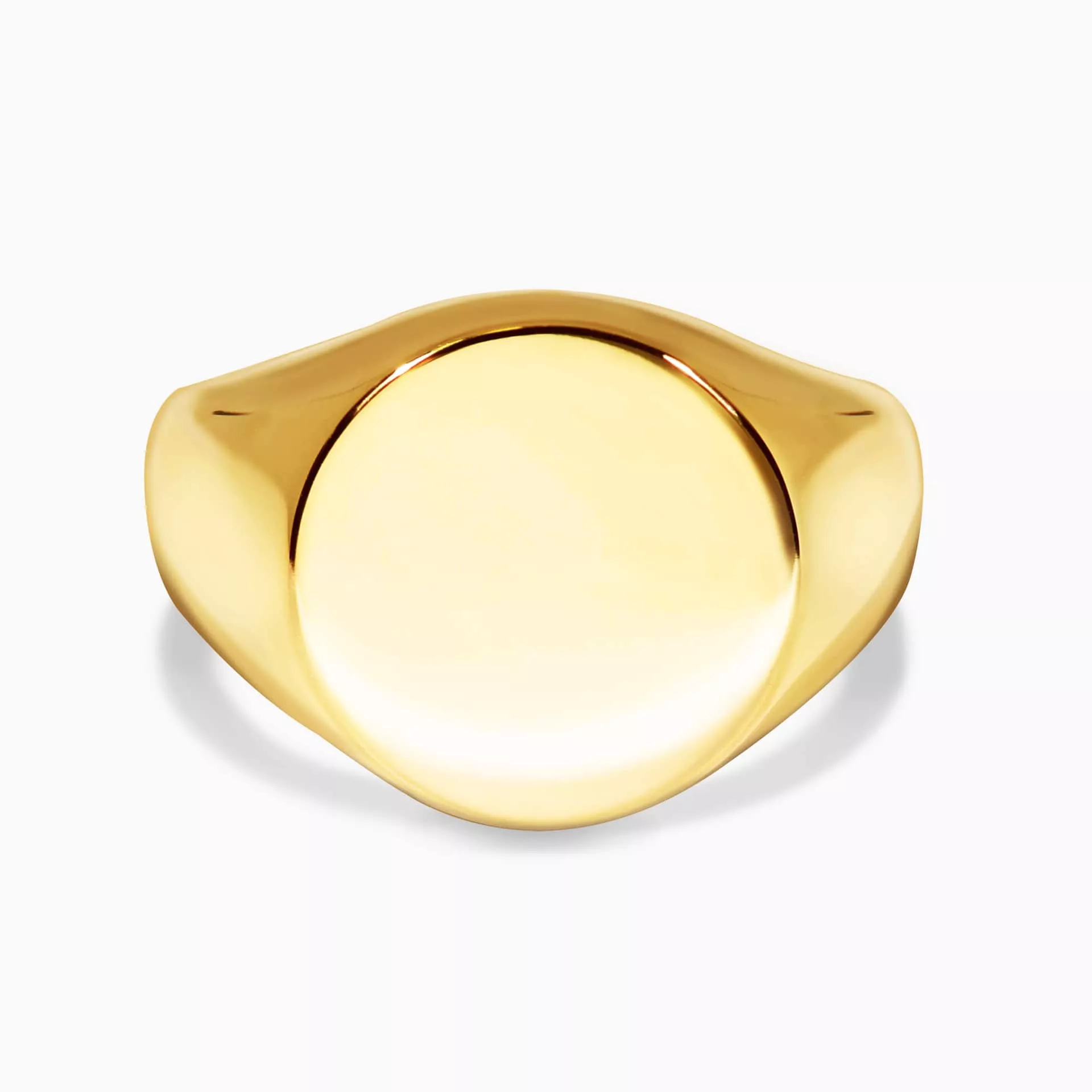 18ct yellow gold signet ring Gender Neutral Cerrone Jewellers