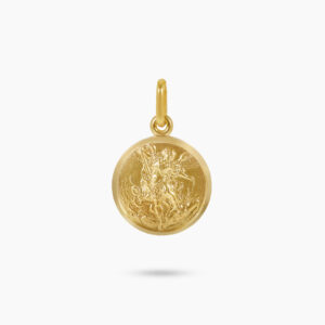 18ct yellow gold "Saint Michael" medal