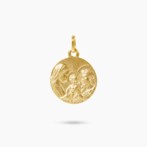 18ct yellow gold "Baby Jesus" medal