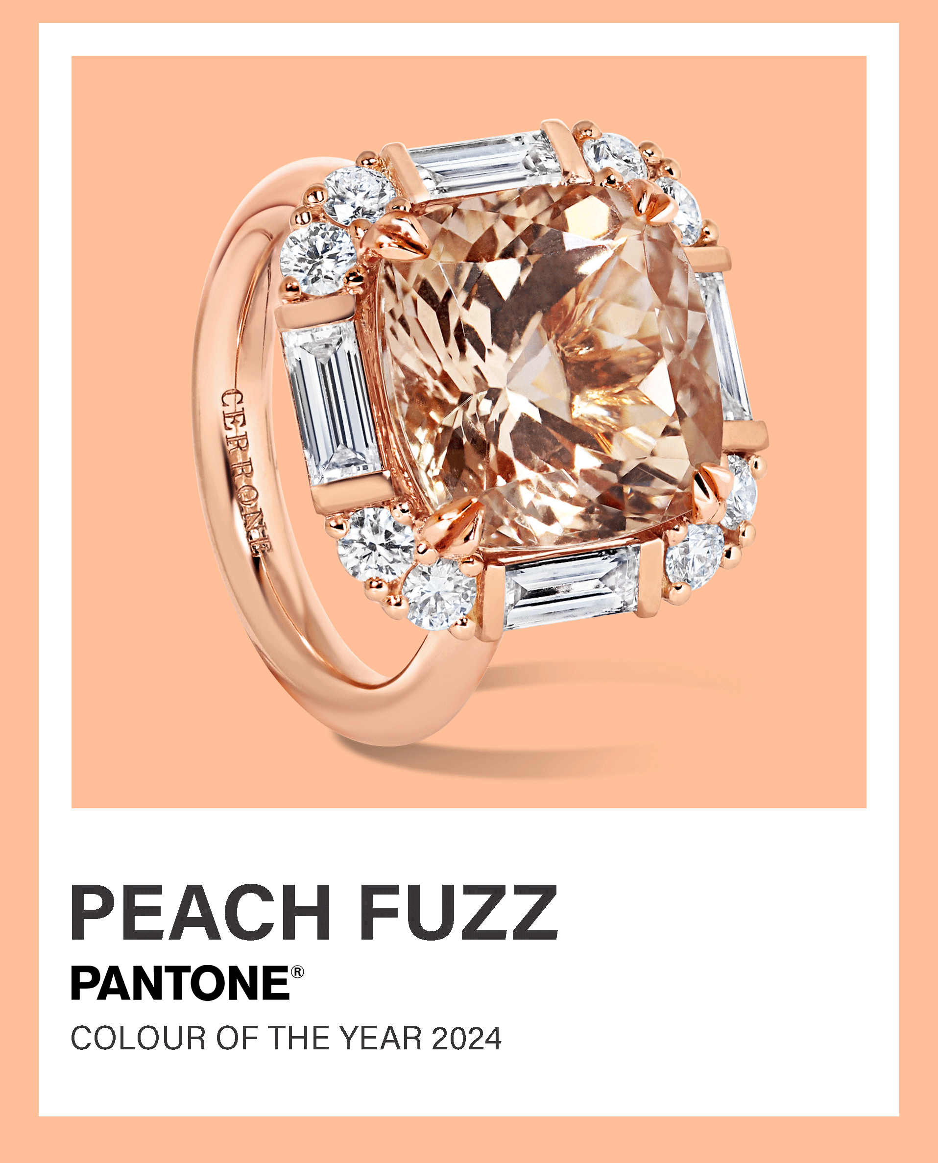 Colour of the year 2024 - Peach Fuzz
