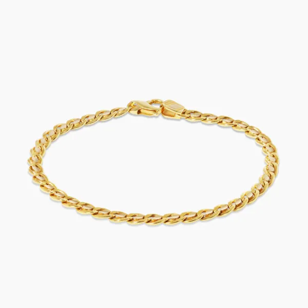 18ct Yellow Gold Curb Link Bracelet