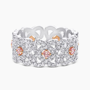 Platinum and 18ct rose gold Argyle pink diamond ring
